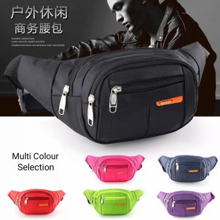 TAS PINGGANG SPORT TAS OLAHRAGA WATERPROOF SPORT WAIST BAG