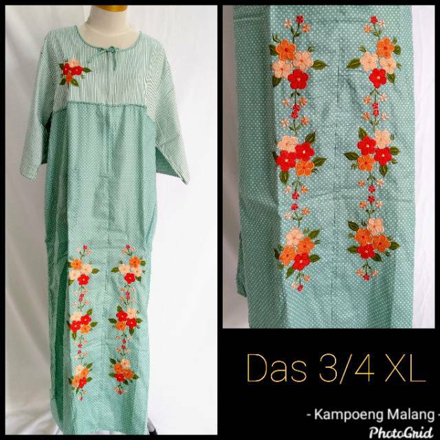 Daster Malang 3/4 (katun jepang PREMIUM)