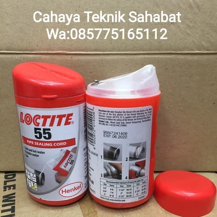 Loctite 55 pipe sealing cord loctite 55