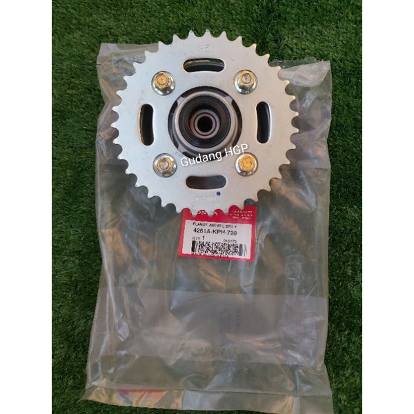 Flange Assy Final Drive Y Nap Gir Set Honda Karisma Supra X125 Rem Belakang Tromol 4261A-KPH-720 Ori