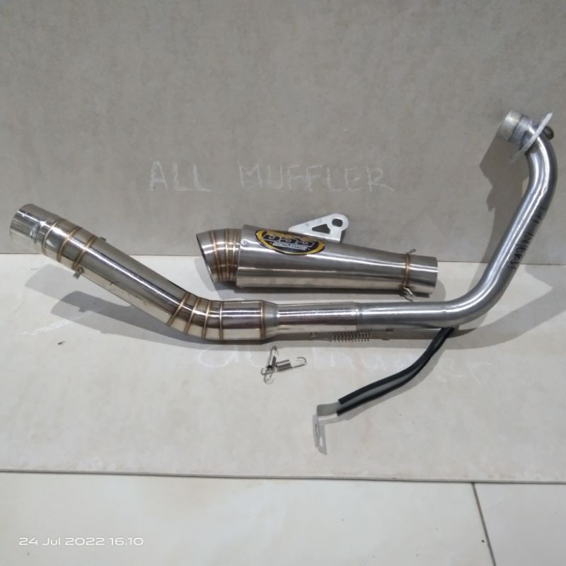Knalpot Racing BSS jigsaw for satria Fu injeksi sensor