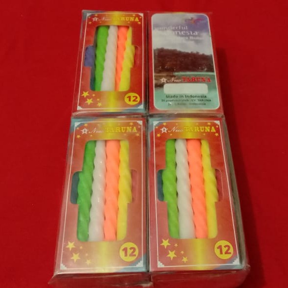 POTONGAN HARGA!!! Lilin Ulang Tahun / Happy Birthday Warna Warni