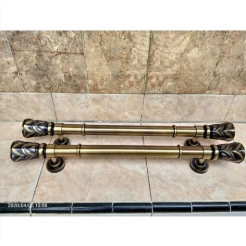 Pegangan Pintu Kuningan 60cm/ Handle Pintu Antik/ Tarikan Pintu minimalis/ Pegangan Pintu Klasik