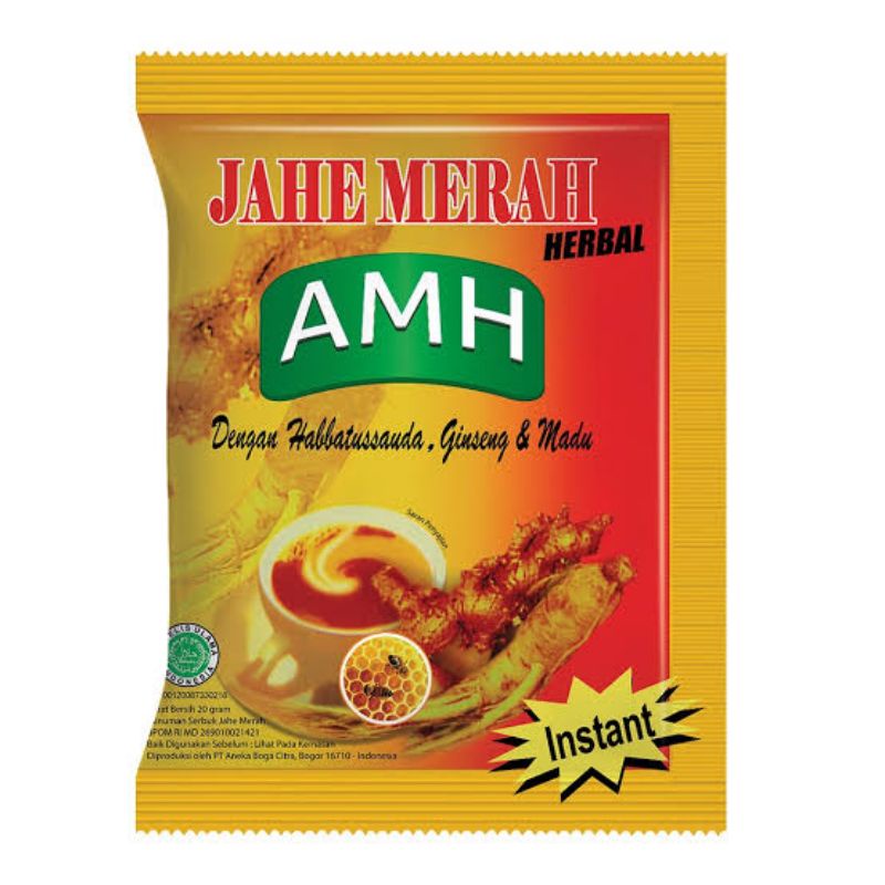 

Jahe Merah AMH Hangat Berkhasiat per sachet