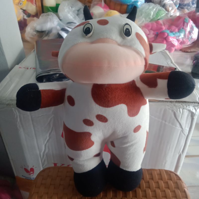 Boneka sapi ukuran 30cm size s