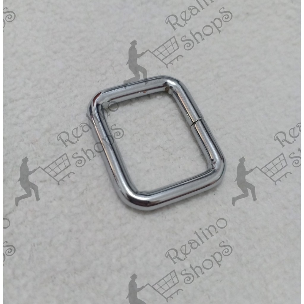 RING KOTAK TAS - 2.5CM NEKEL (KUALITAS TEBAL)