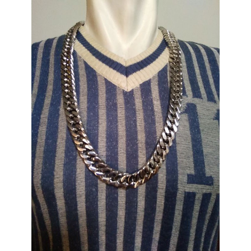 Kalung Pria Rantai Big Size Titanium 316L Panjang 80 Cm ko