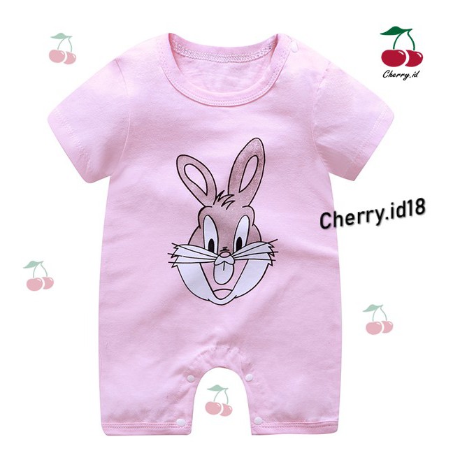 Cherry COD Jumper Bayi / Romper Bayi / Jumper Tidur Bayi / Baju Bayi Jumpsuit J017