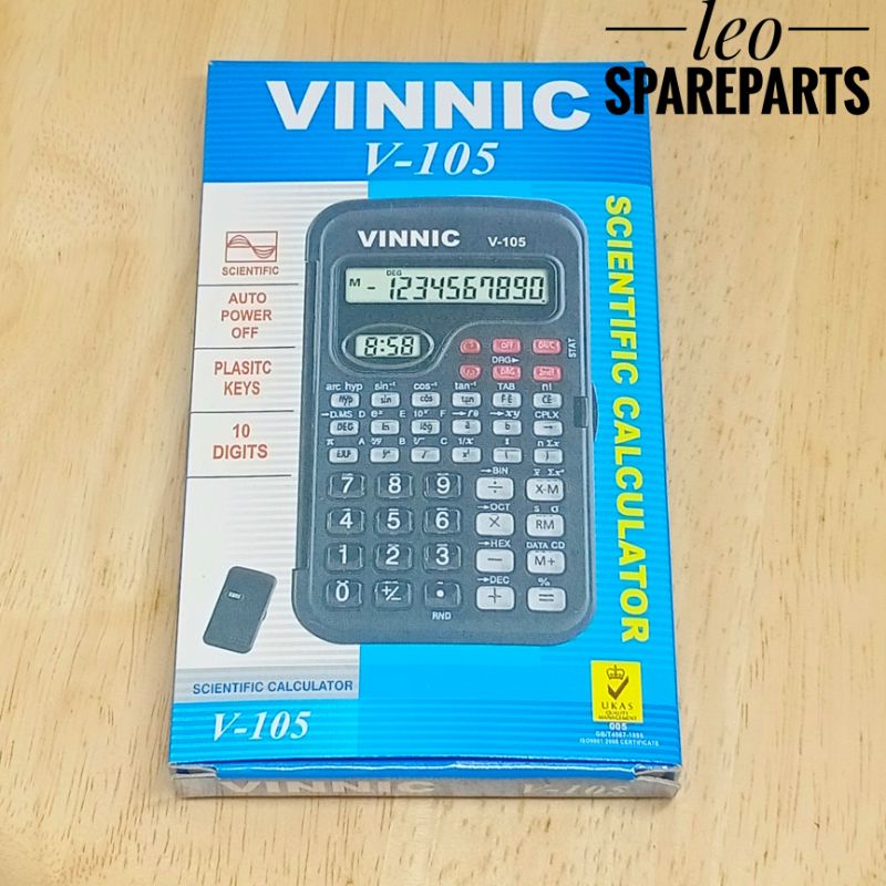 

Kalkulator vinnic v-105 / kalkulator scientific