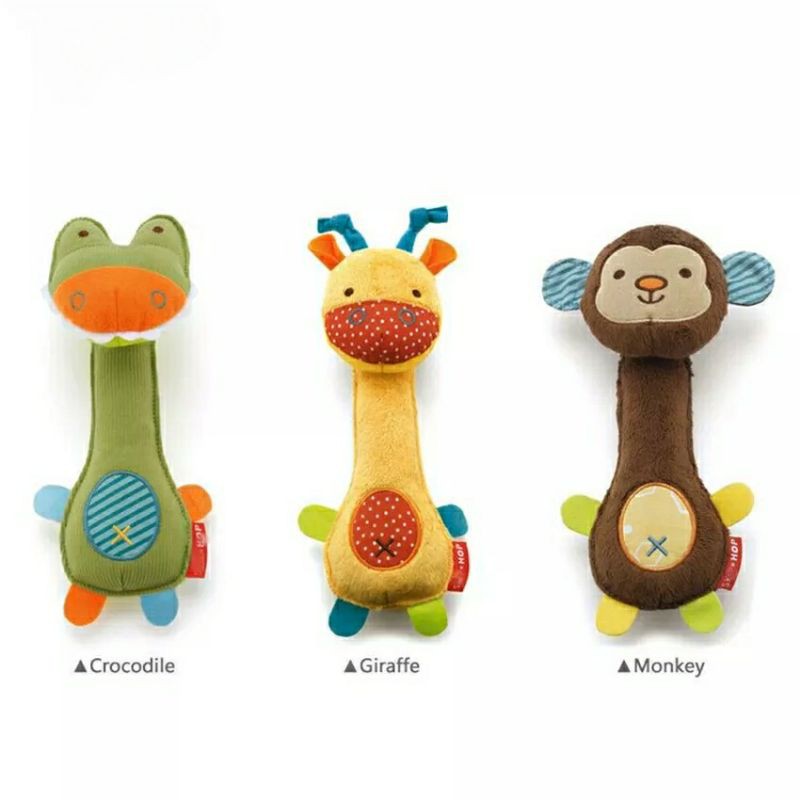 Mainan Rattle Stick Anak Bayi Mainan Boneka Bayi Bunyi Kericingan Kapas