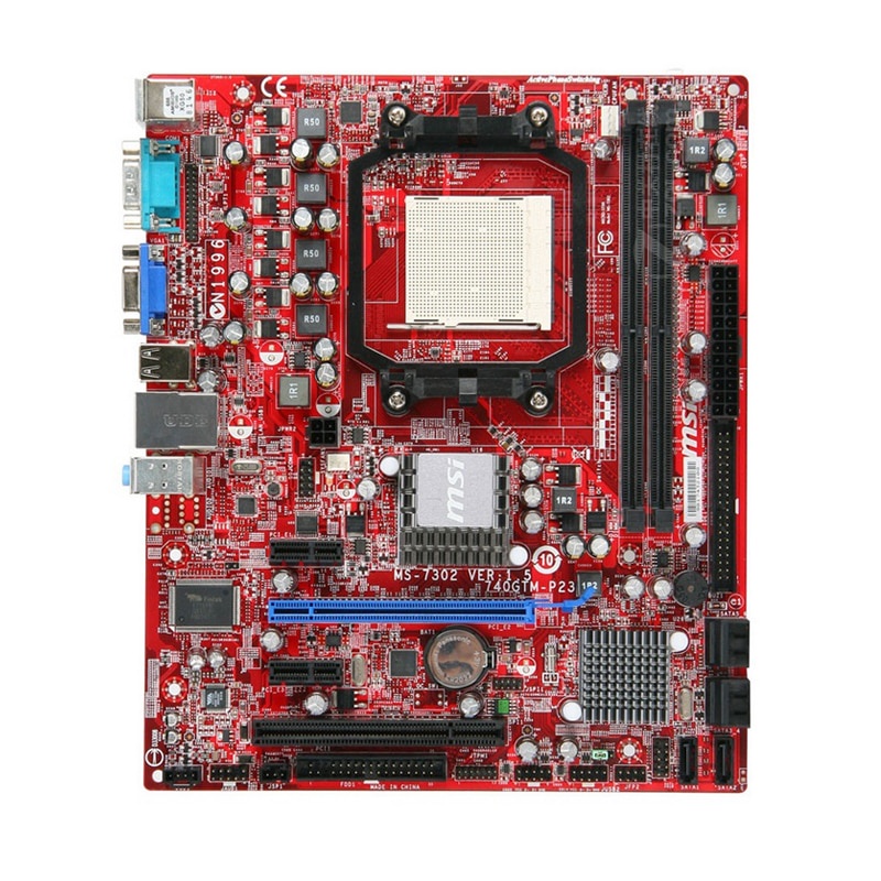 PREORDER MSI 740GTM-P23 Socket AM3 AMD 740G Desktop PC Motherboard DDR2 8GB Phenom II/Athlon II Cpus