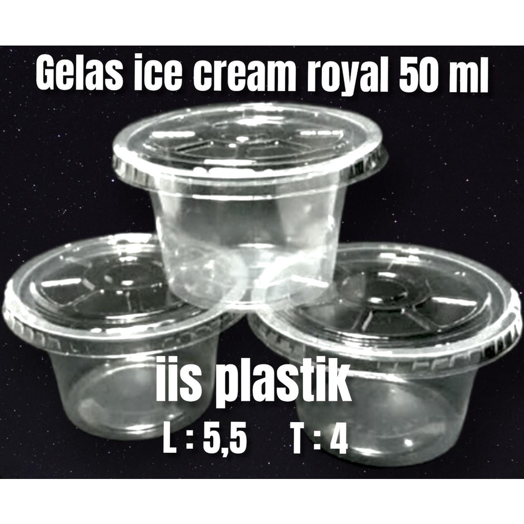 cup puding / gelas puding / gelas agar /  50ml dan 60ml