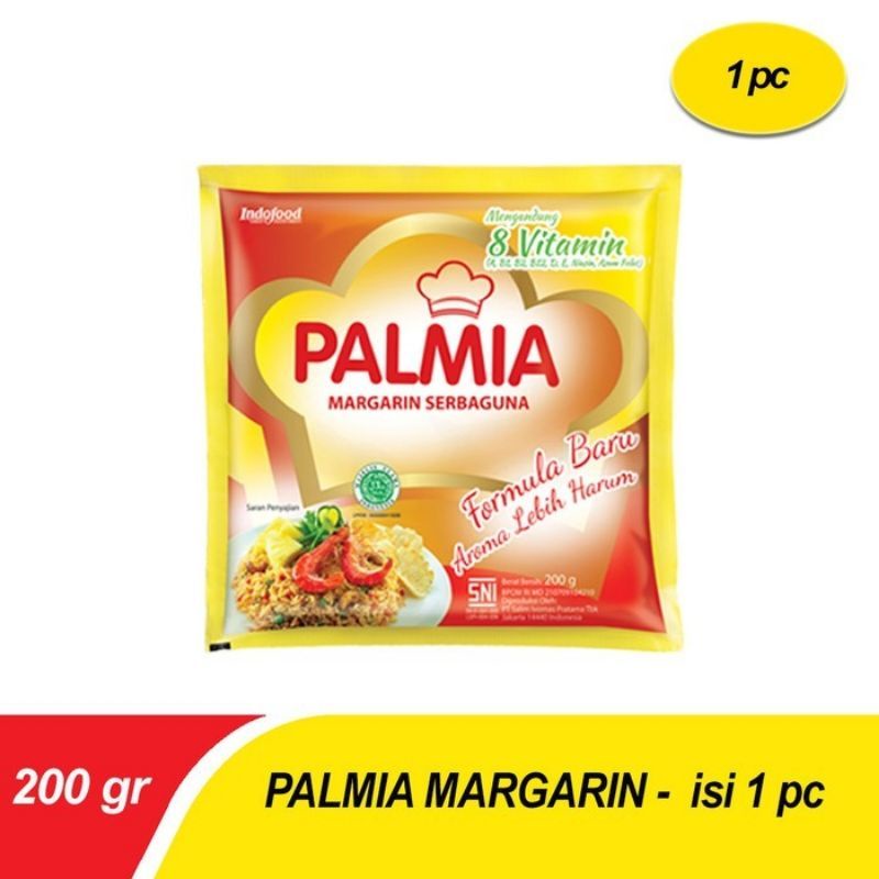 

Palmia Margarin Serbaguna 200gr, Mentega palmia 200gr