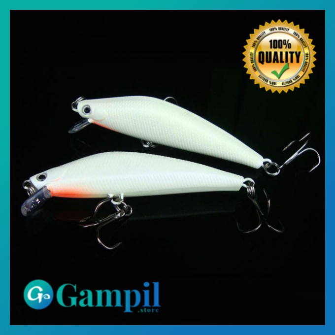 Kail Pancing Luminous Bait Blackfish Bumbusa - Mino Jig Putih