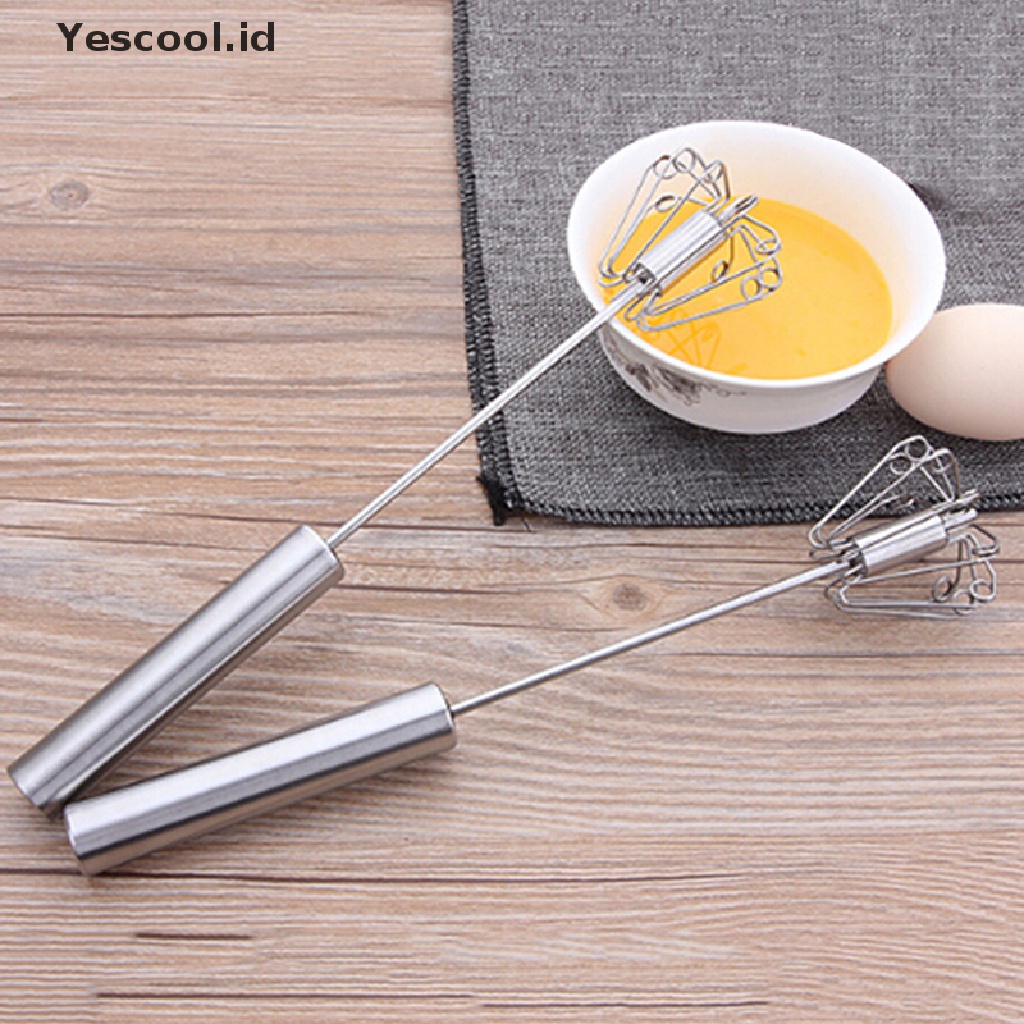 Alat Pengocok Telur Semi Otomatis Bahan Stainless Steel