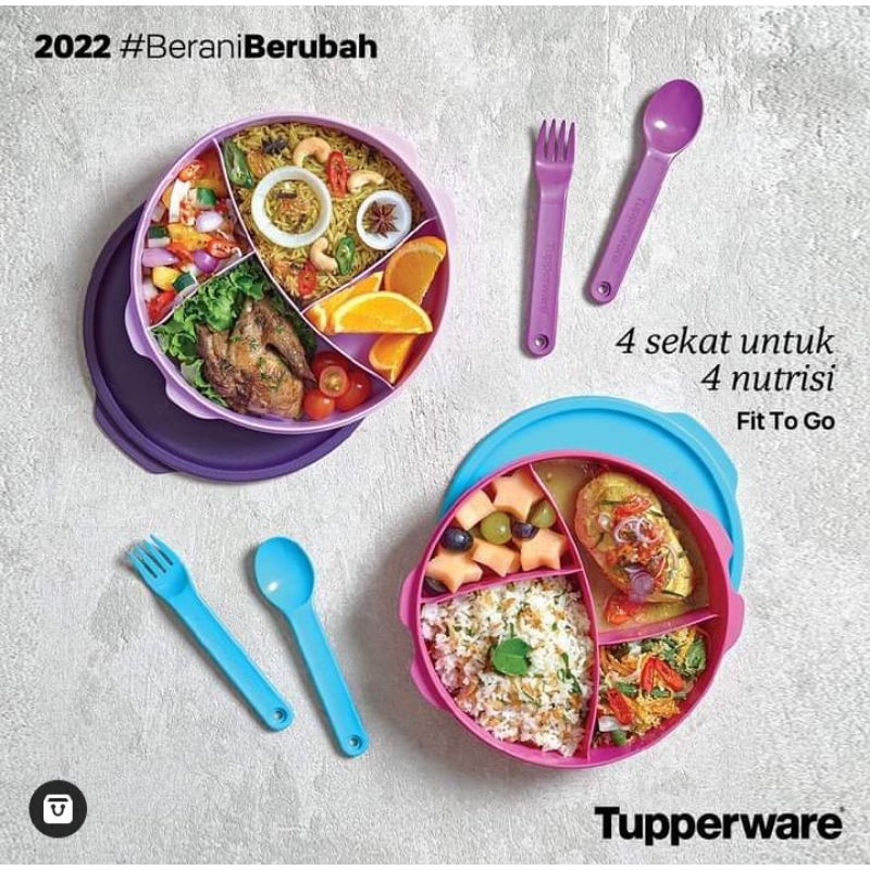 Fit To Go Lunch Set Tempat Bekal Lunch Box