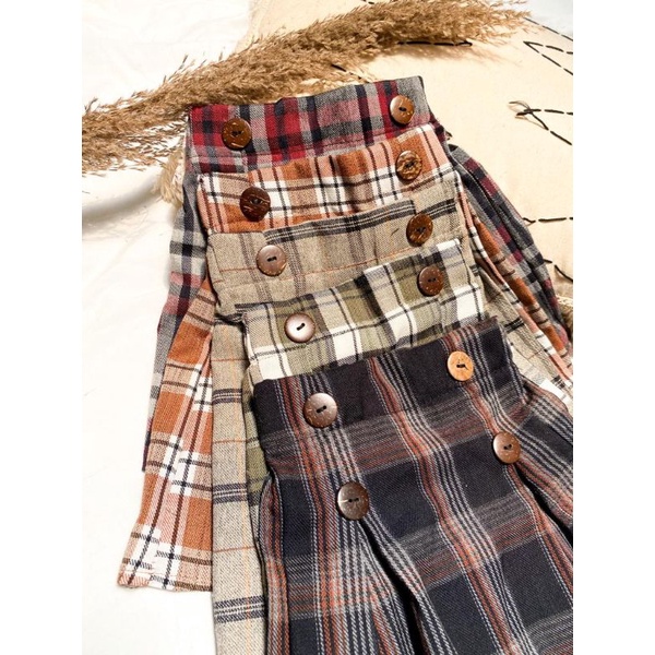 Rok anak perempuan Cilla skirt size 2-6 tahun / rok flanel size kids dan junior nablfashion