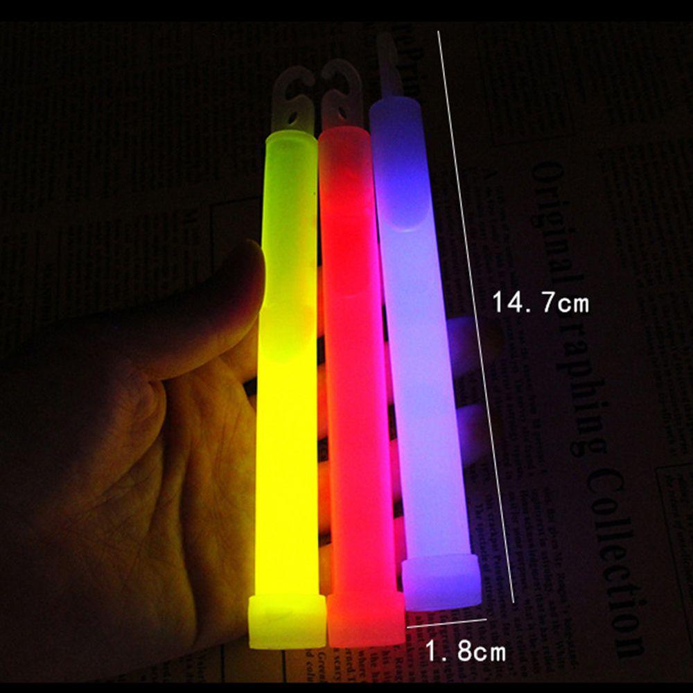 【 ELEGANT 】 Glow Stik Anak Hadiah Warna Warni SOS Kimia Fluorescence Tahan Air Terang Glow Sticks Glow In The Dark Super Terang Alat Outdoor Memancing Pencahayaan