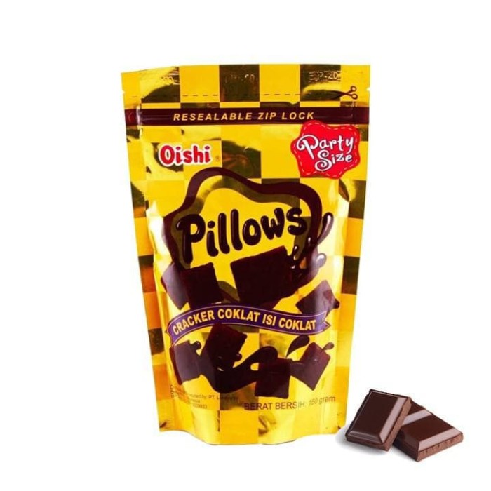 

OISHI PILLOWS CHOCOLATE FLAVOR 100 GRAM