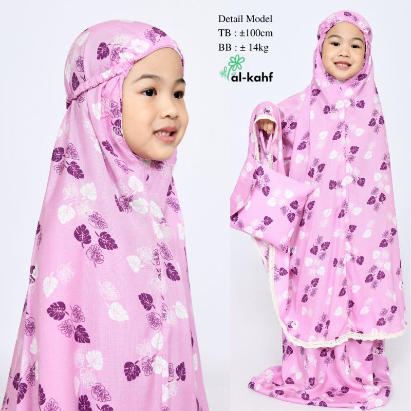 Al-Kahf Mukena Anak Rayon Premium motif All size