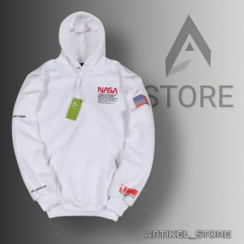 Jaket Sweater Hoodie H&M Nasa Heron Preston