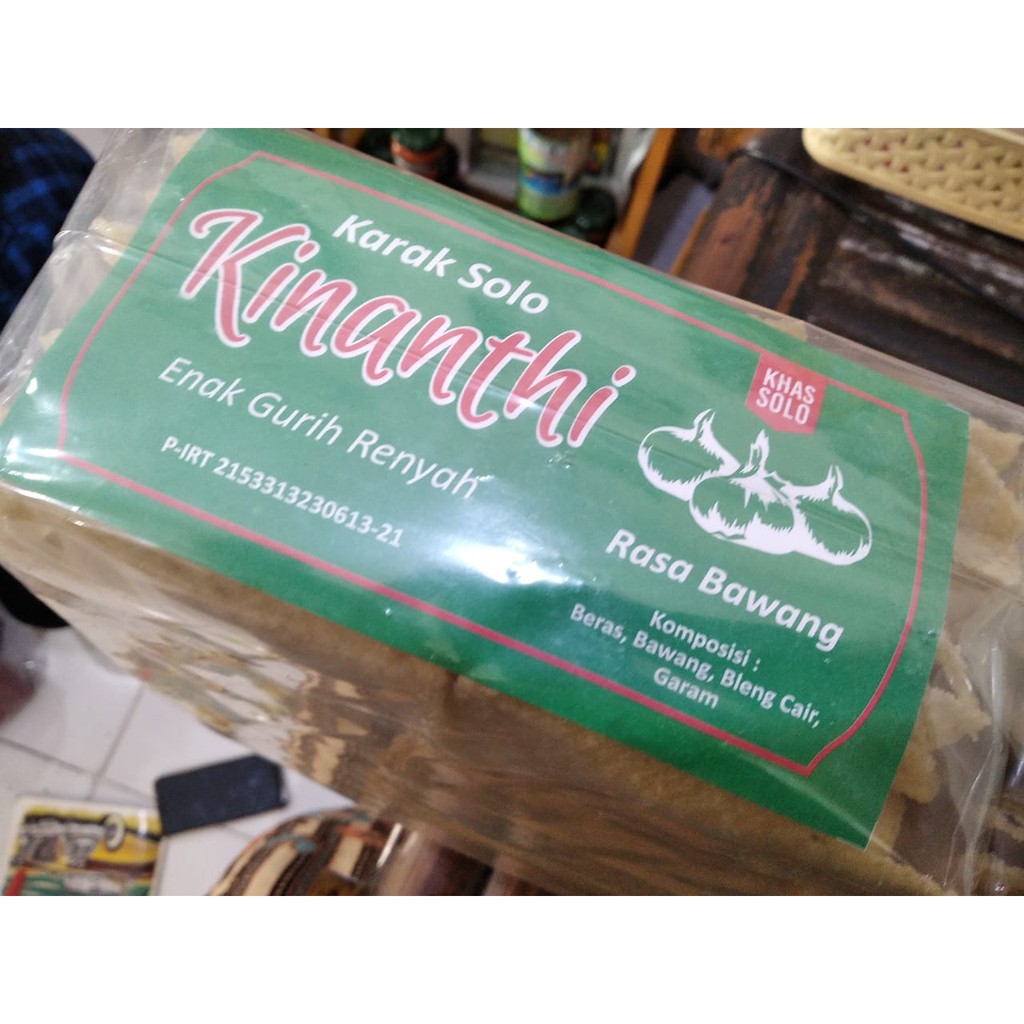 

KARAK KINANTHI MENTAH 1 PACK ISI 10 PCS KARAK KHAS SOLO