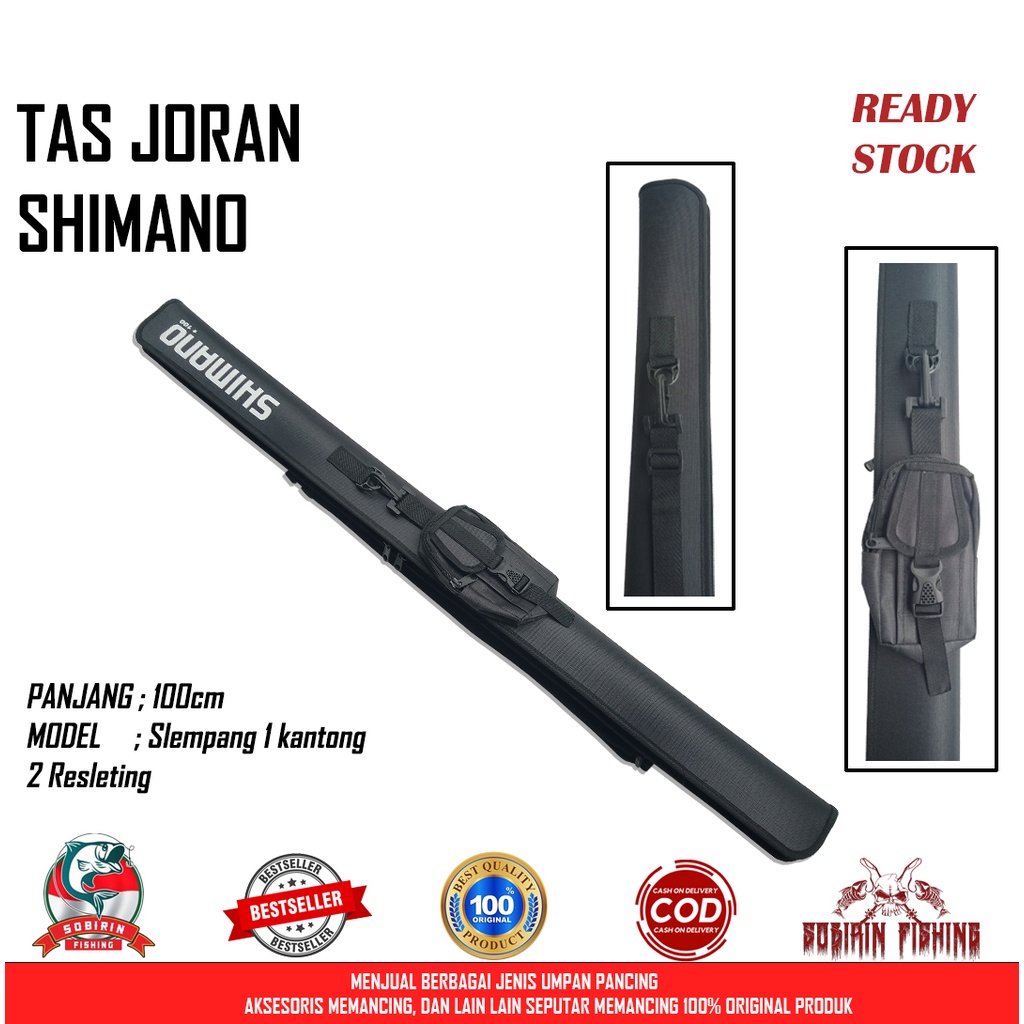 Tas Joran Pancing Shimano Pedang 100cm Model Slempang