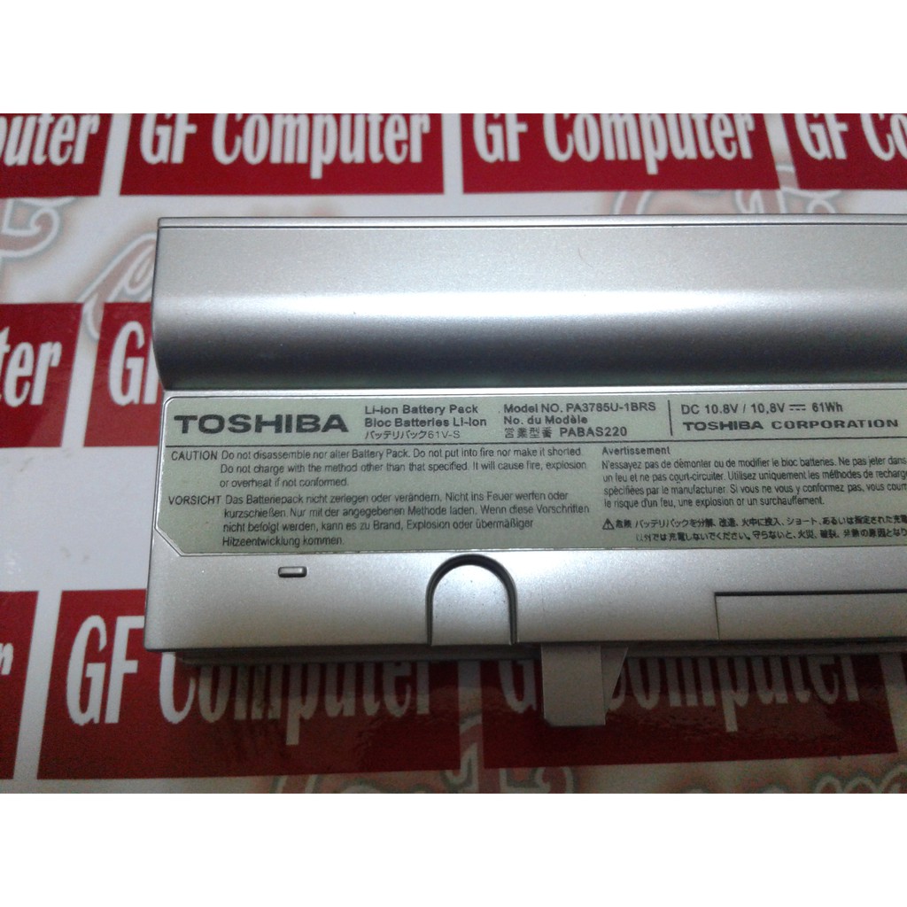 Baterai TOSHIBA NB305-02M NB305-02P NB305-033 NB305-105 NB305-106 NB305-10F NB305-N310 PA3784 PA3785