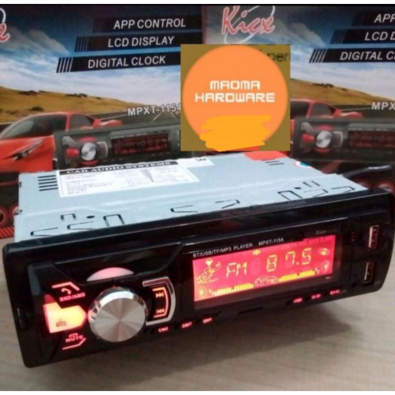 [ORIGINAL 100%] Tape Audio Mobil Bluetooth Mp3 Body Panjang Cas HP 2USB