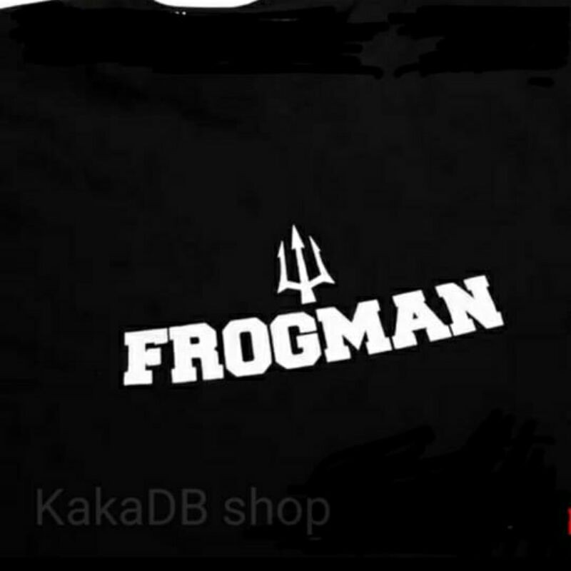 kaos/baju/tshirt MILITER - FROGMAN - NO OBSTACLES CANT BE DEFEATED