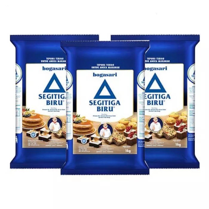 

Bundling 3 Pack Segitiga Biru Premium Bogasari 1 Kg