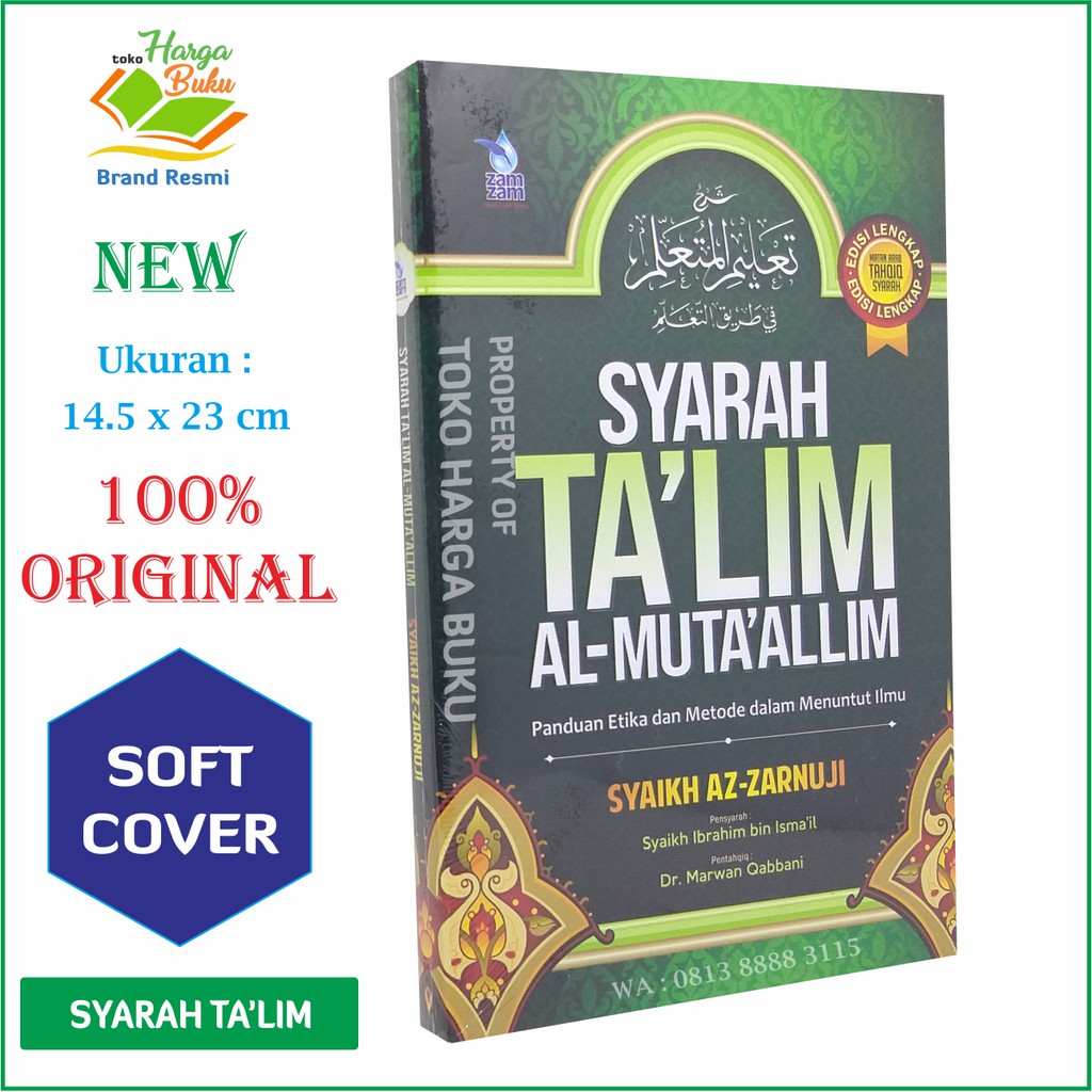 Syarah Ta'lim Al-Muta'allim - Talim Al Mutaallim Penerbit Zamzam
