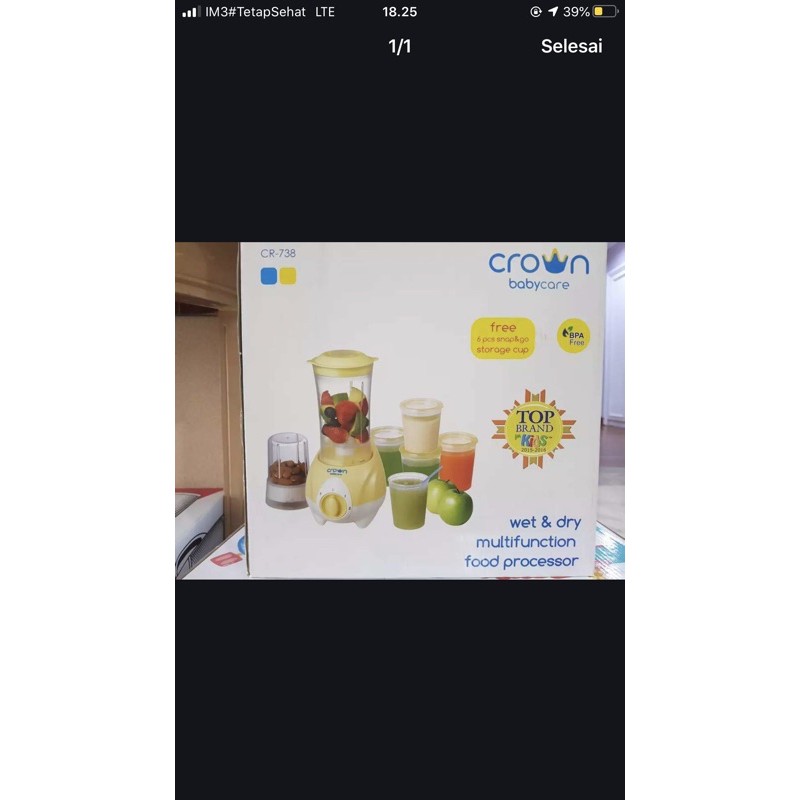 CROWN FOOD PROCESSOR