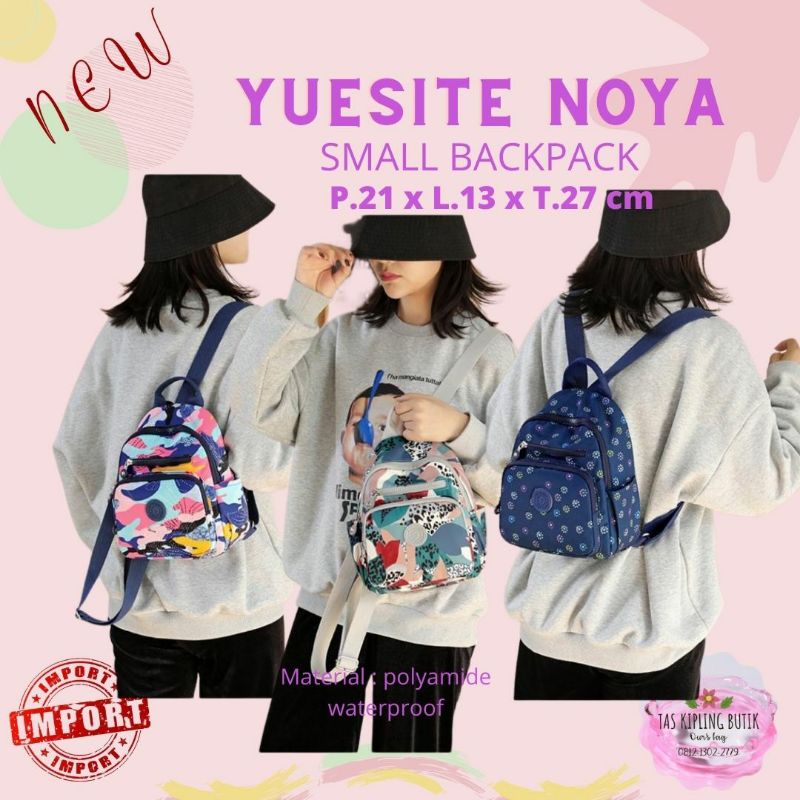 TAS RANSEL WANITA NOYA TAS PUNGGUNG KECIL