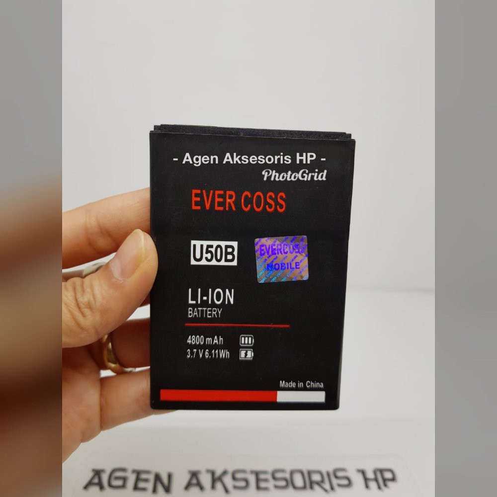 Baterai Evercross U50B Batre Evercross Winner Y Smart Pro Battery ORIG