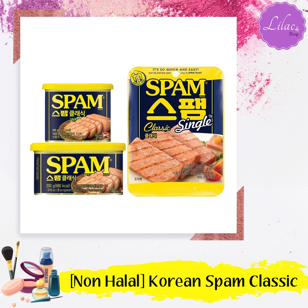 

[NON HALAL] KOREAN SPAM CLASSIC SINGLE 80 Gram | 200 Gram | 340 Gram