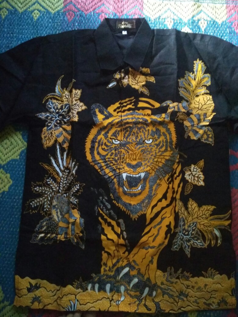 Macan Raffi Kemeja Batik Pria Eksklusif Lengan Panjang Modern Seragam Batik Ori By Raja Sakti