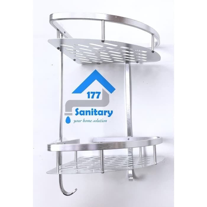 GARANSI 1 BULAN KERUSAKAN BATHROOM CORNER SHELF RAK KAMAR MANDI MODERN