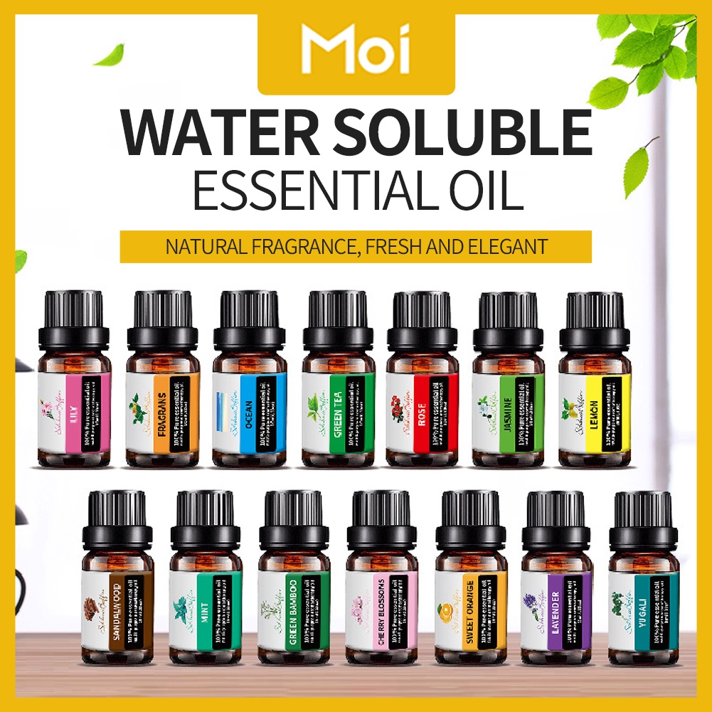 Moi 10ml Essential Oil Aromatherapy Humidifier Fragrance Olis Diffuser Aromaterapi