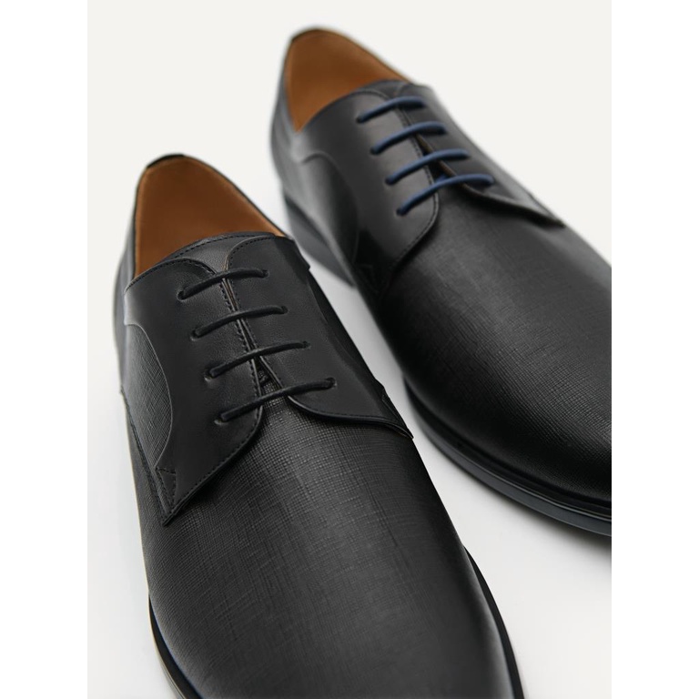 SEPATU FORMAL PEDRO PRIA ORIGINAL PANTOFEL KULIT ASLI HITAM PM135