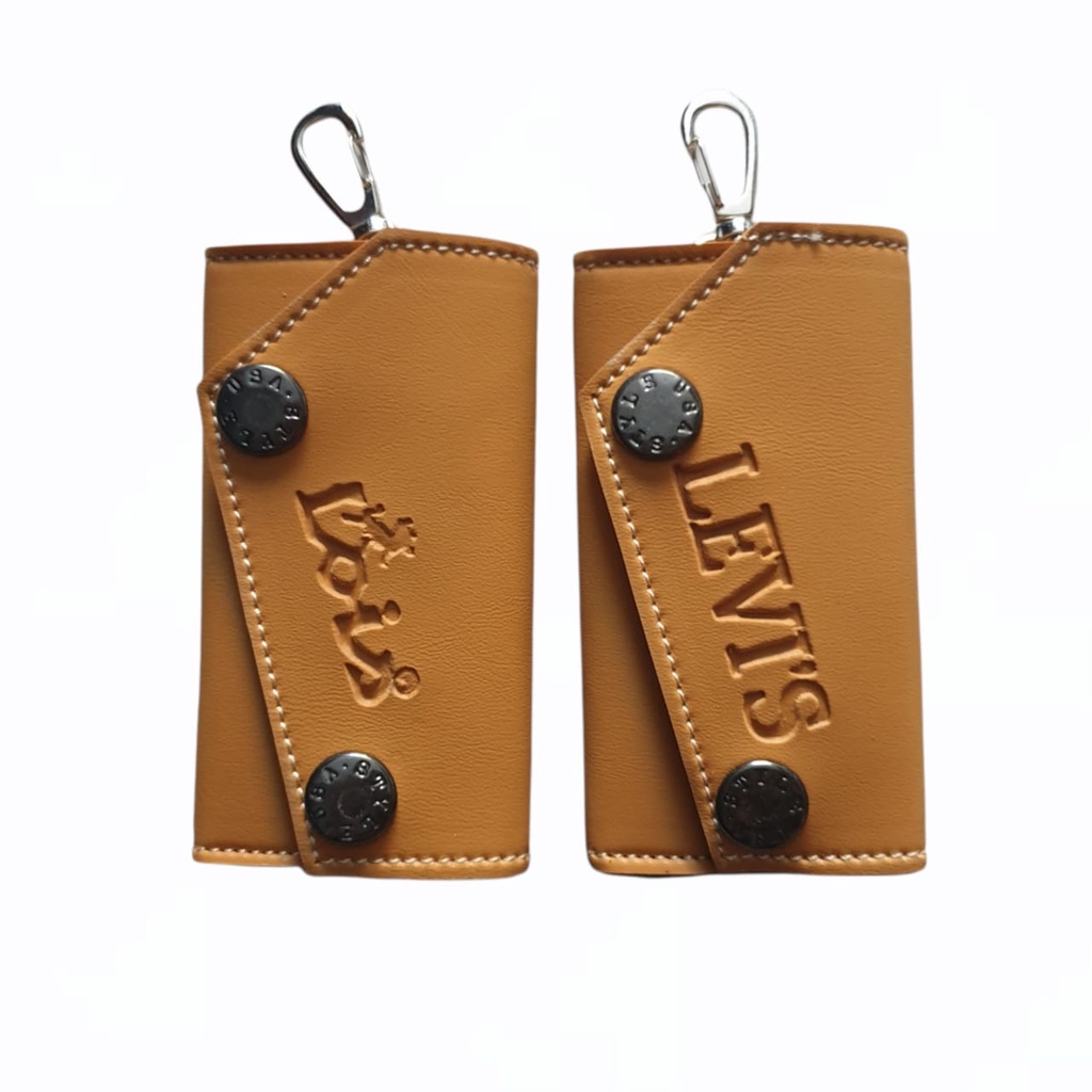 Dompet levis Kulit Gantungan Kunci montor mobil lois bludru awet waterprof Dompet STNK Motor Mobil Kartu SIM Gantungan Kunci
