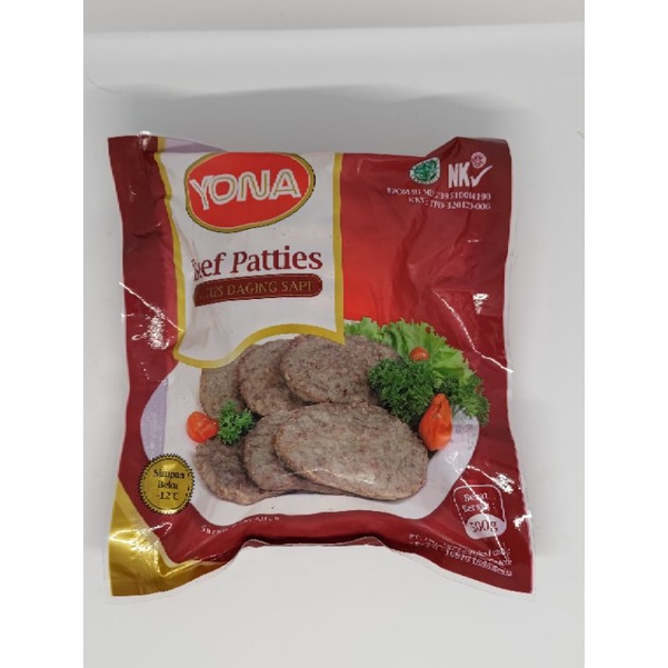 

Yona Beef Patties 500gr