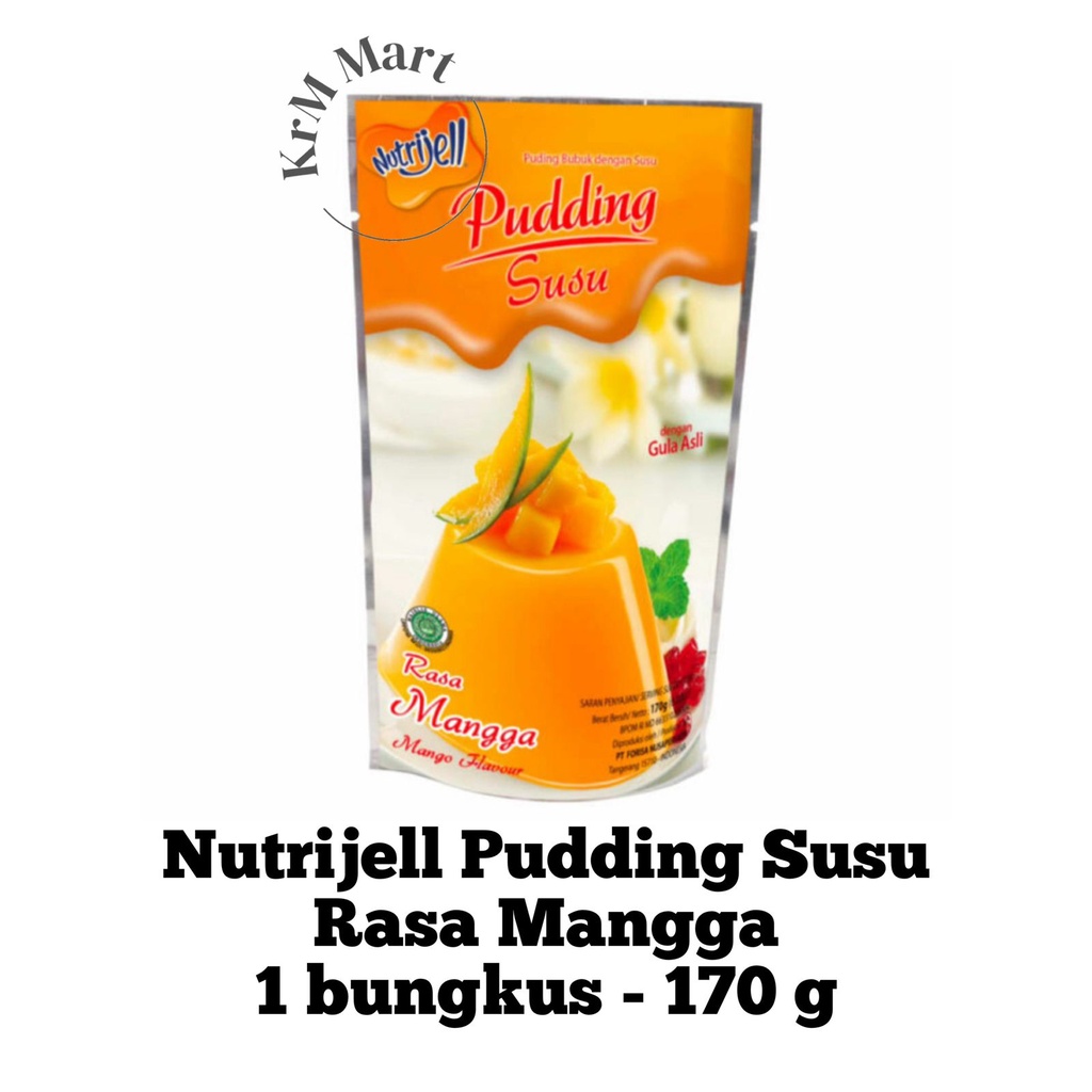 

Nutrijell Pudding Susu rasa Mangga 170 gr puding bubuk nutrijel