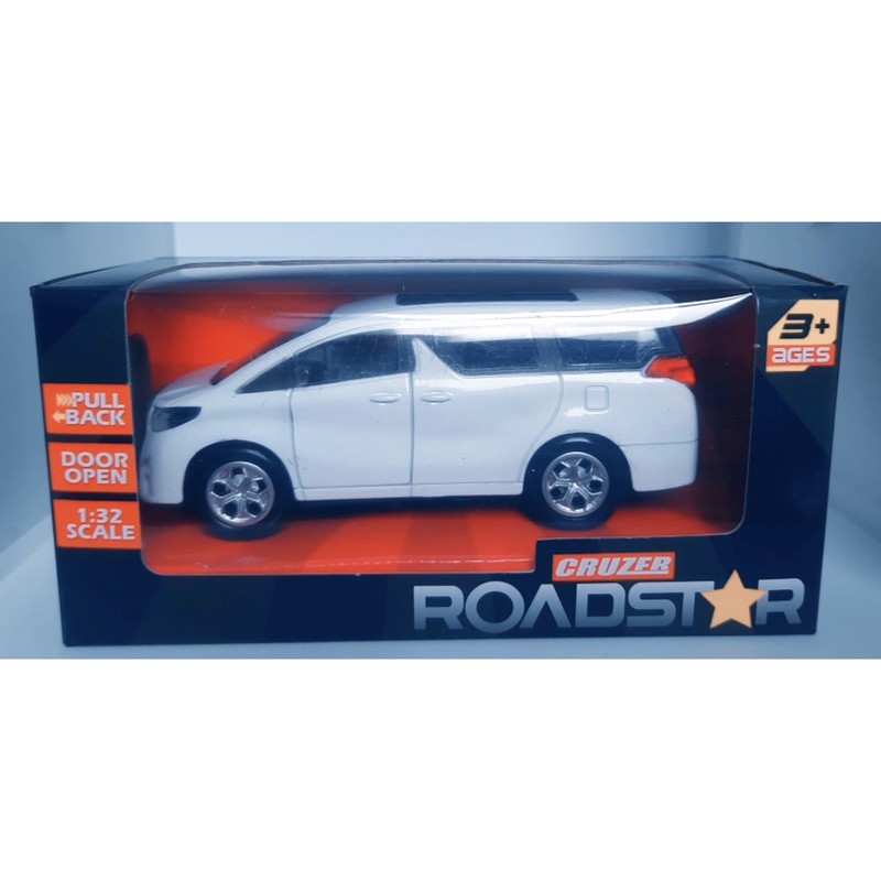 CRUZER ROADSTAR Metal Diecast ALPHARD White 1:32 Scale