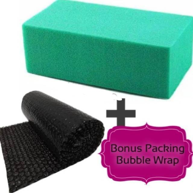 Oasis Gabus busa kering Floral foam untuk media tanam bunga plastik palsu Artificial florist