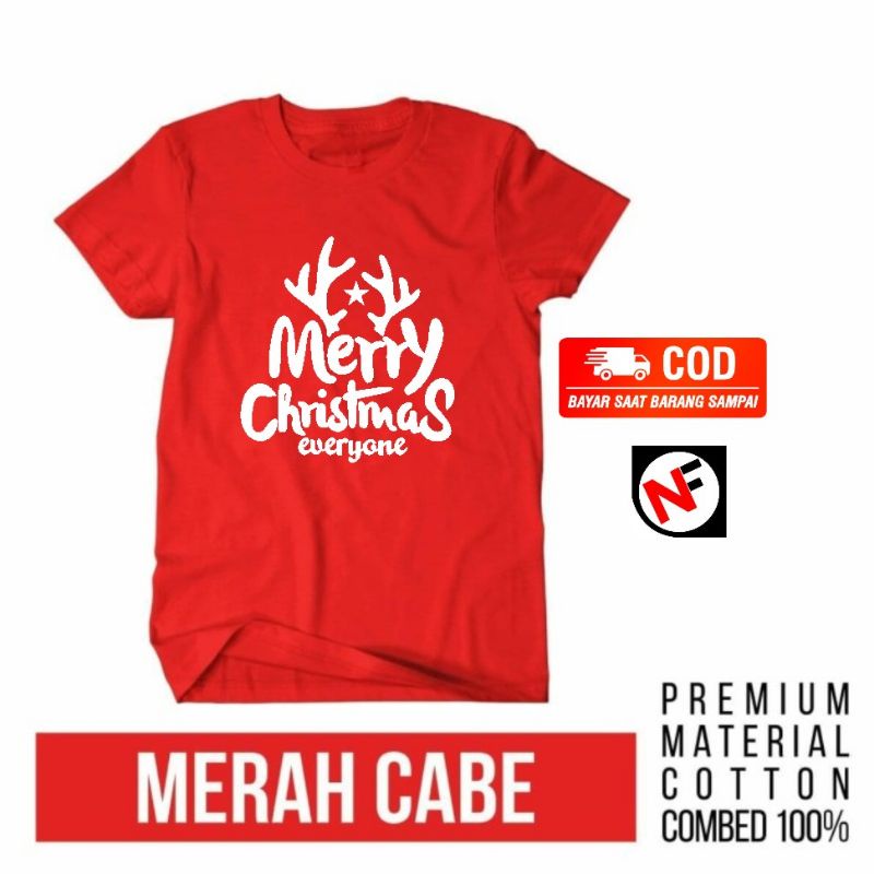 Kaos natal/kaos natal tanduk/kaos Tema natalan