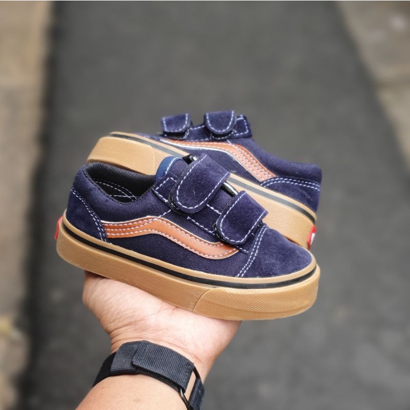 SEPATU ANAK OLDSKOOL PREMIUM HITAM SEPATU SEKOLAH