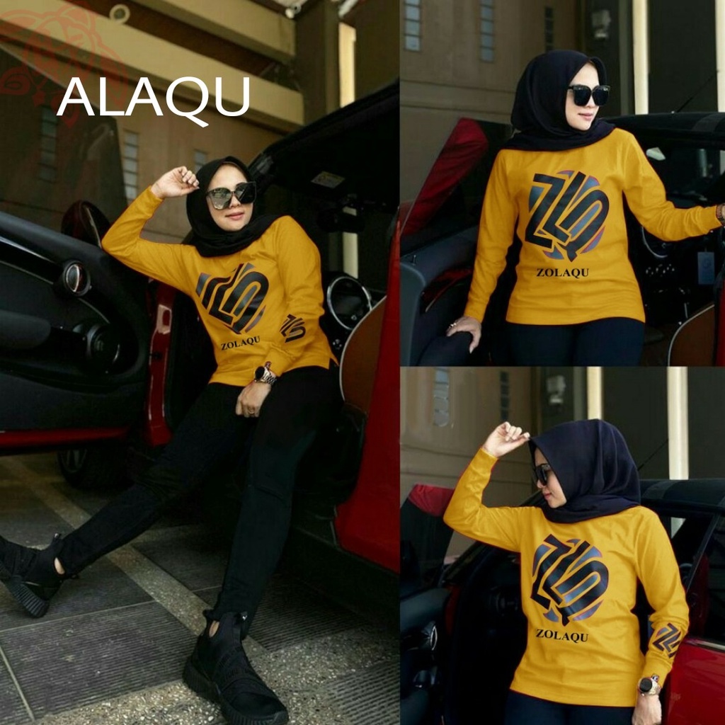 ALAQU ATASAN LENGAN PANJANG WANITA eD / BLOUSE ZOLAQU