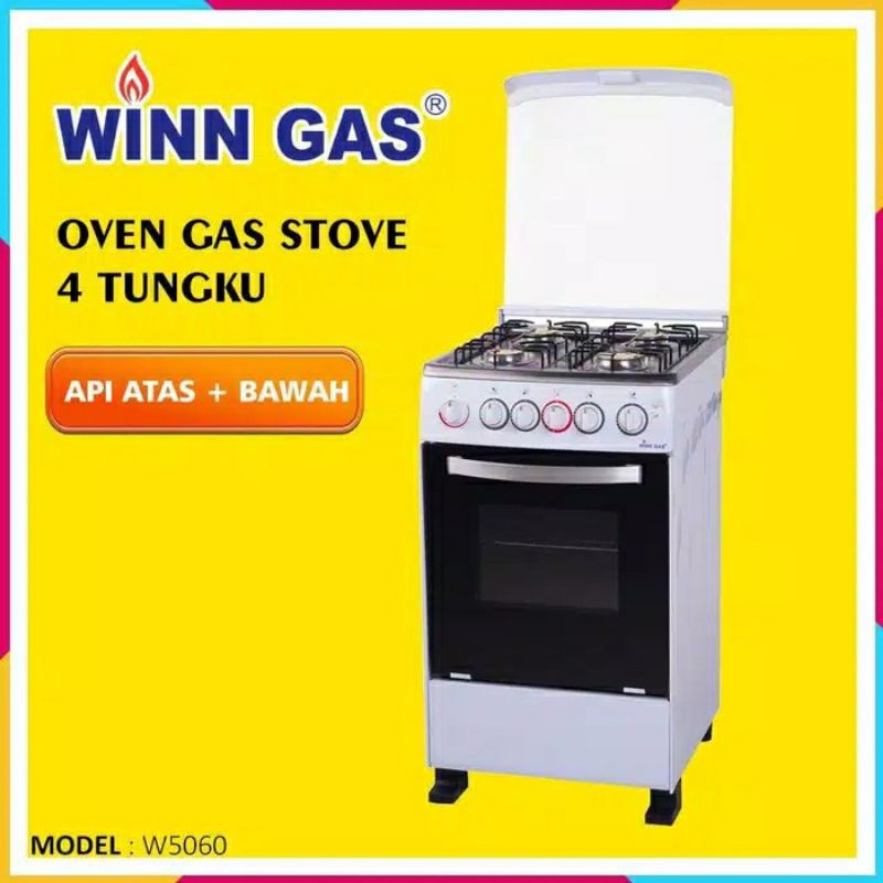 [BD] Kompor Gas Standing + Oven Kompor Winn Gas 4 Stove