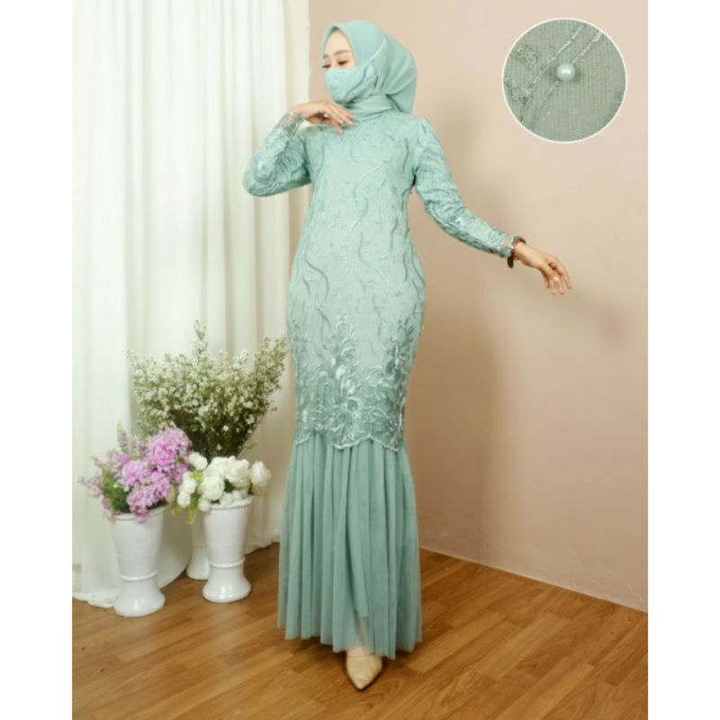 GAMIS DUYUNG TUTU // KEBAYA MODERN // BAJU GAMIS KEBAYA WISUDA